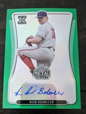 Reid Schaller 2020 Leaf Metal Draft Green Rookie Auto #1/10 🔥