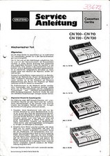 Service Manual-Anleitung für Grundig CN 700,CN 710,CN 720,CN 730 