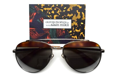 【極美品】Oliver Peoples ＆ Alain Mikli Ayer Oliver Peoples X Alain Mikli Aviator Sunglasses 4004 PAON Brand