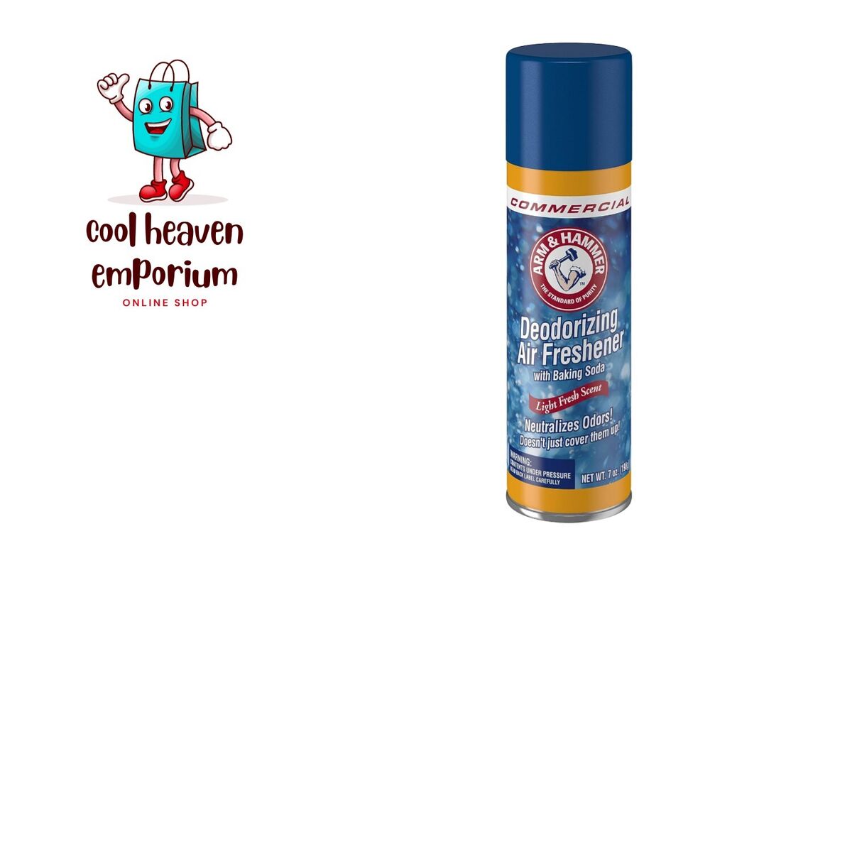 Baking Soda Air Freshener, Light Fresh, 7 oz Aerosol Spray, 12/Carton Baking Soda Air Freshener, Light Fresh, 7 oz Aerosol Spray, 12/Carton