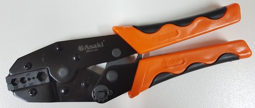 ASAKI AK-9125 Ratchet Co-Axial BNC RJ6 Plug Terminal Cable Wire Crimper - Picture 3 of 10