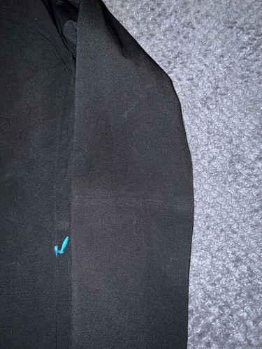 DESCENTE Womens Black Hooded Ski Jacket Sz 10 D7-6915 - Picture 12 of 21