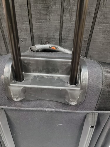 High Sierra Rolling Duffel Bag 27in Large Wheel Travel Luggage Poker Advertising - Picture 22 of 24