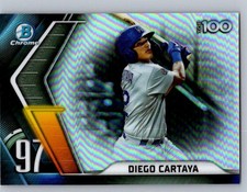 2022 Bowman #BTP-97 Diego Cartaya Bowman Scouts' Top 100