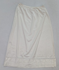 Vintage Women's Half Slip Skirt Lorraine Size M White Midi