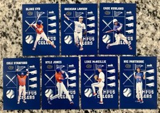 2026 Onit Athlete Florida Gators Baseball Complete 7 Card Blue Campus Colors Set