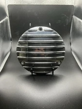 Harley 3 Hole Finned Polished Derby Cover 1970-1998 Fitment Only