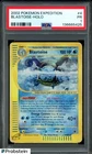 2002 Pokemon Expedition #4 Blastoise Holo PSA 1 POOR