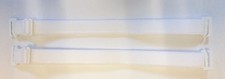 Quality Bra Replacement Strap 15 MM White Made IN Europe Elastic Metal