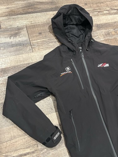 Giacca Joe Gibbs Racing Toyota uomo media nera con cappuccio NASCAR menards - Foto 4 di 7