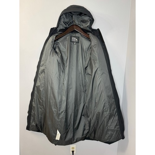 Eddie Bauer Women's Glacier Peak Seamless Stretch Down 650 Duffle Coat Black M - Picture 13 of 16