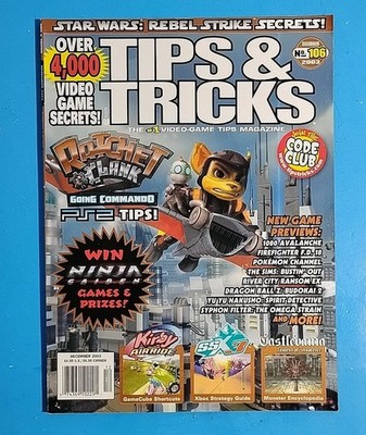 Tips & Tricks Magazine Issue 106 Dec 2003 Ratchet & Clank Going Commando