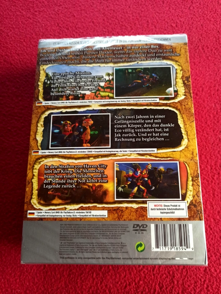 Jak and & Dexter Sammlung Triple Pack - NEU & Factory SEALED Trilogie selten - Bild 2 von 4