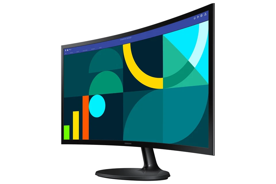 Samsung S36GD Essential Curved Monitor 24 Zoll, PC-Bildschirm mit VA-Panel, Full - Bild 2 von 4