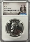 1953 Proof Franklin 50¢ NGC PF 65 (Benjamin Franklin Label) BX9-15