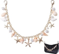 Bag Charms for Handbags, Purse Keychain Women, Golden Chains Purse...