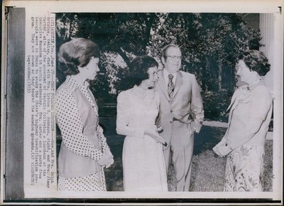 1973 Governor Mrs Briscoe Mrs Lyndon B Johnson Mrs Carter Politics Photo 8x10