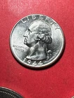 1944 Choice Uncirculated US Washington SILVER Quarter! Philadelphia Mint! Coin!