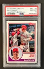 2018 Topps Update #83-42 "1983 Topps Design" Mike Trout PSA 10
