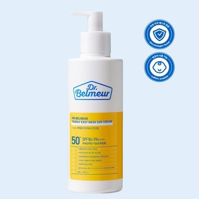 [K-Beauty]  Dr.Belmeur Family Easy Wash Sun Cream SPF50+ PA+++ 190ml