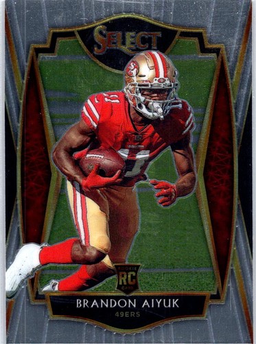 2020 Panini Select #166 Brandon Aiyuk Premier Level - Picture 1 of 2