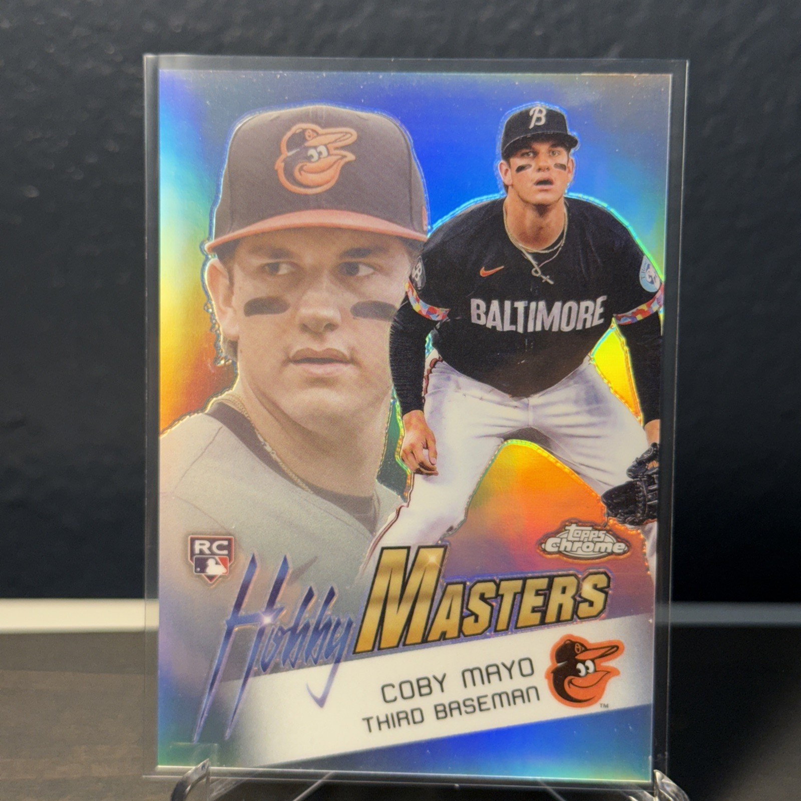 2025 Topps Chrome Coby Mayo Hobby Masters #HM-15 Orioles RC