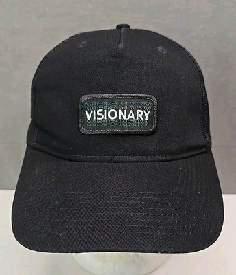Amazon Web Services hat Visionary patch black snapback A frame cap AWS
