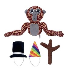 Cute Gorilla Monkey Plush Toy 8" Soft Stuffed Animal Kids Gift Ships from US