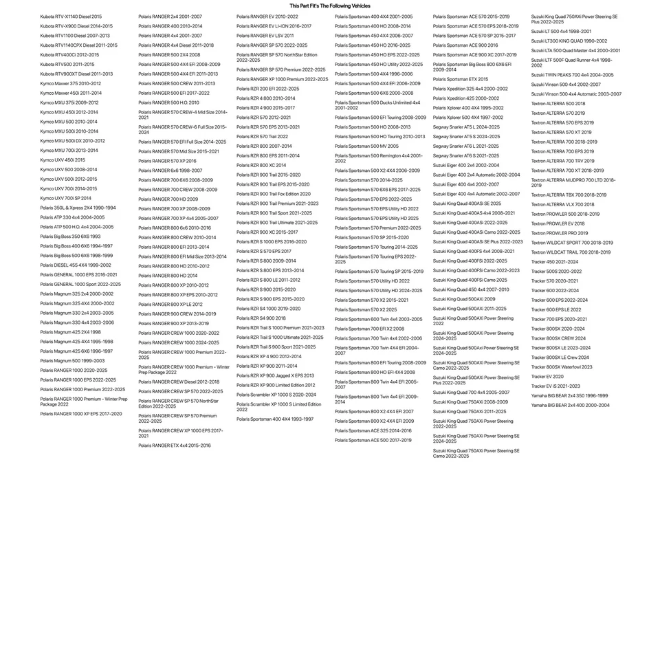 (2 Pack) Tusk TriloBite® HD 8-Ply Tire For KUBOTA RTV1100 Diesel 2007-2013 - Image 4 of 4