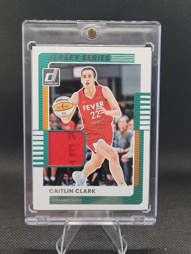 Caitlin Clark [Red] #30 2025 Panini Donruss WNBA Jersey Series card