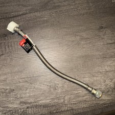 12 Stainless Steel Braided 3/8 C Water Supply X 7/8 Bc Toilet, Repair, Instal