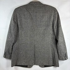 Bert Pulitzer blazer silk Herringbone Black/white Size 44R Sport Blazer Jacket