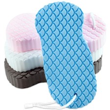 4-Pack Exfoliating Bath Sponges   Super Soft Shower Sponge Set for Adults  ,...