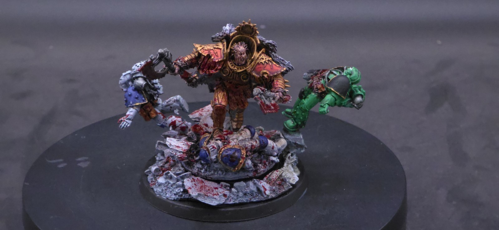 Warhammer 30k Primarch Of The World Eaters Legion Angron Pro Painted | eBay