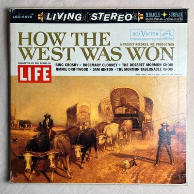 BING CROSBY How The West Was Won 1960 Vinyl 2xLP RCA Living Stereo LSO-6070 VG+