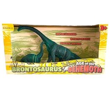 GREEN Brontosaurus - Age of the Behemoth - Mama Baby/Educational, Realistic 12z