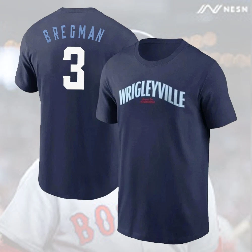 Alex Bregman #3 Chicago Cubs Player Name & Number Fan Gift