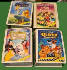 Lot Of 4 - 1996 McDonalds Toys With VHS Style Clamshell Boxes