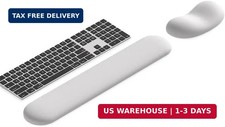 Ergonomic Wrist Rest Set for Keyboard and Mouse  Cooling Gel  Slow-Rebound Mem