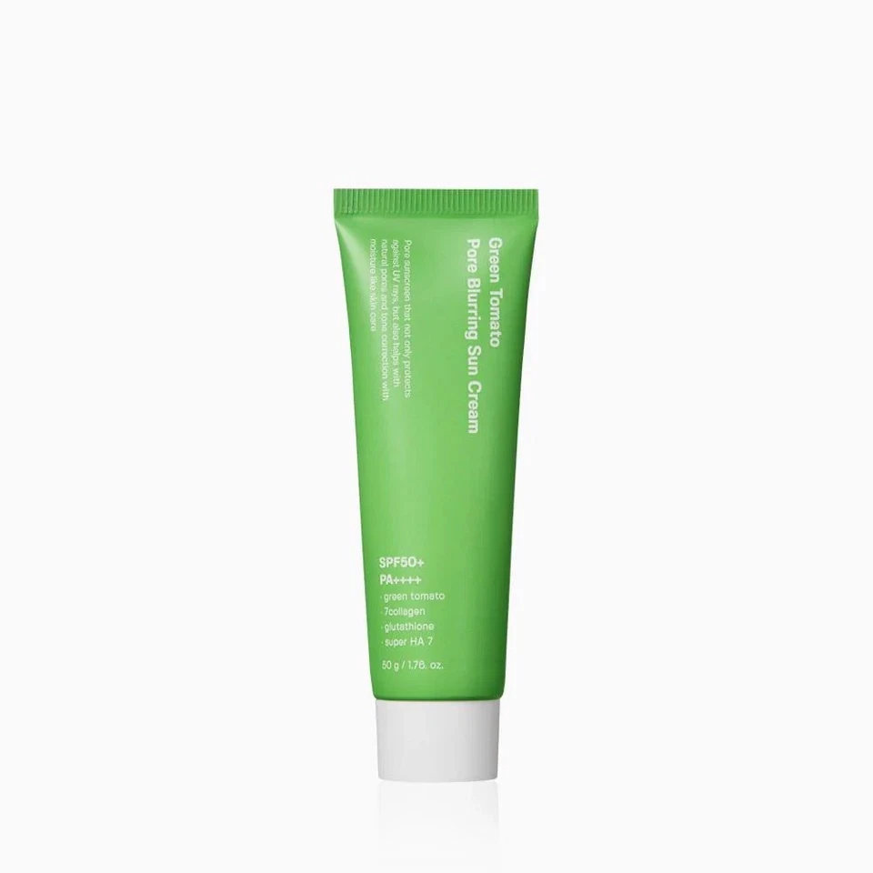 SUNGBOON EDITOR Green Tomato Pore Blurring Sun Cream 50g SPF50+ PA++++ K-Beauty - Image 3 of 4