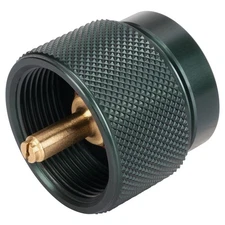 GASPRO Propane to Butane Adapter, 1 Lb Propane Tank Input and EN417 Lindal Va...