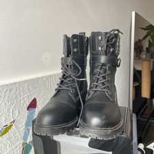 Winter Stiefel Schwarz  Gr. 38 Modern Chic - Landrover Damen Jugend, Kind Frauen