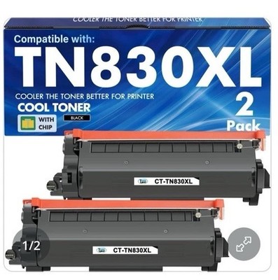 TN830XL TN830 TN 830XL 830 Toner for Brother Printer DCP-L2640DW HL-L2460DW Repl