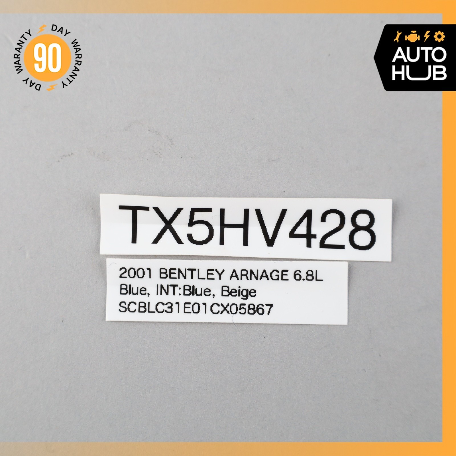 00-02 Bentley Arnage 6.8L V8 Transmission Oil Cooler Feed Line PB55324PC OEM 42k