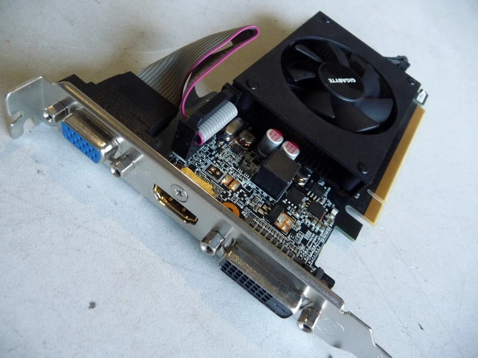 AU SELLER NVIDIA Gigabyte  GT710  GV-N710D3-2GL 2GB GDDR3 STD Prof. GPU - TESTED - Image 2 of 3