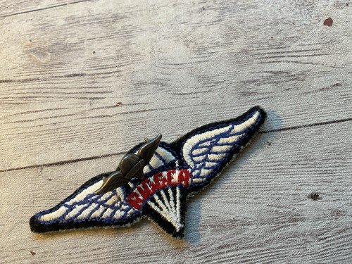 ORIGINAL VIETNAM PARACHUTE RIGGER PATCH AND PIN - Picture 3 of 4
