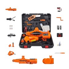 12v Electric Car Jack 3 Ton Scissor Jack With Impact Wrench Tire Tool Kit