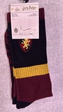 NWT Harry Potter Officially Licensed Adult or Child size 6-12 Gryffindor Socks