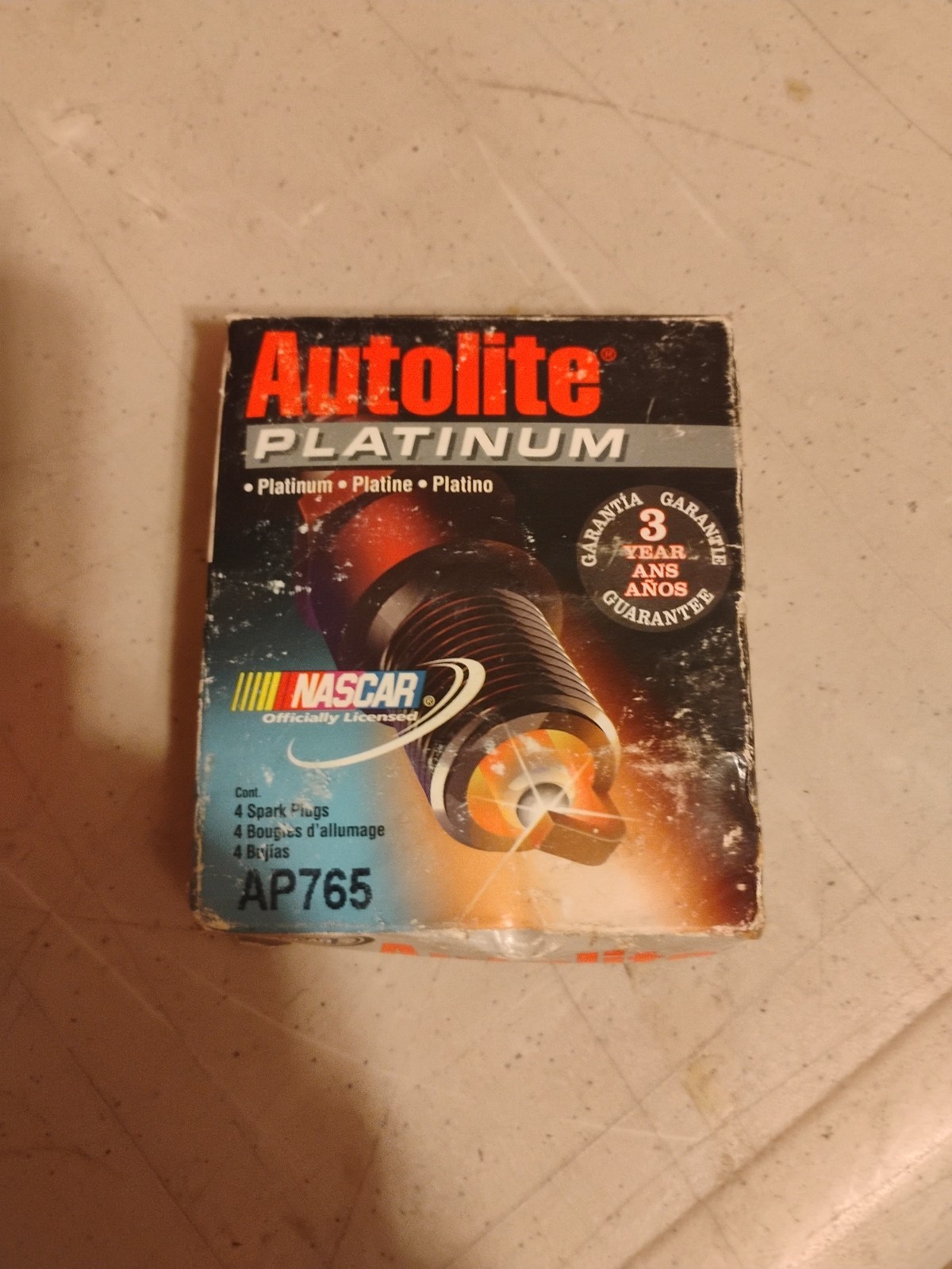 AP765 Autolite Platinum Spark Plugs 4 PACK.
