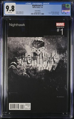 Nighthawk #1 (2016) Marvel Hip Hop Variant CGC 9.8 MM165
